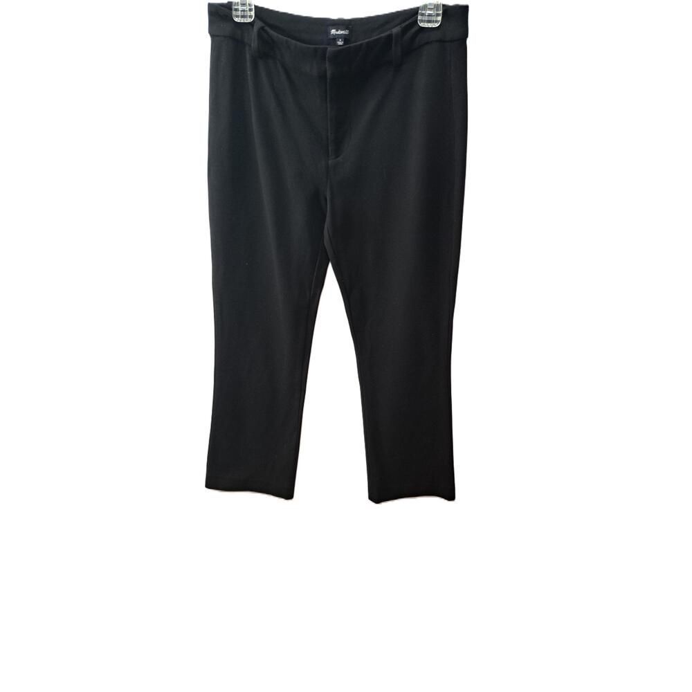 Madewell Cali Crop Demi-Boot Womens Black Career Work Pants Size 6